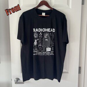 Radiohead Music Band 'Fast-Track Status' T-Shirt! Brand New!